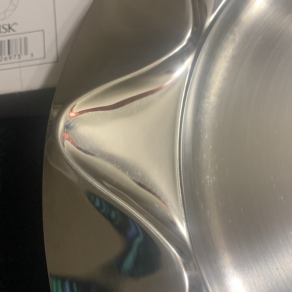 DANSK Origami Stainless Steel Charger / Plate BRAND NEW!!! - Picture 8 of 9